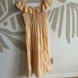 Yellow kids dress